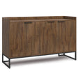 Milverton - Sideboard Buffet - Rustic Natural Aged Brown - Furniture Home Direct