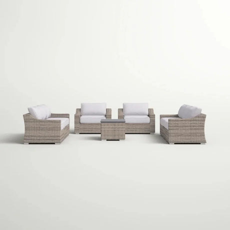Stylish Sofa Seating Group With Cushions Perfect For Outdoor Gatherings - Furniture Home Direct