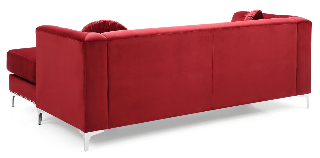 Pompano - Micro Suede Sofa Chaise - Furniture Home Direct