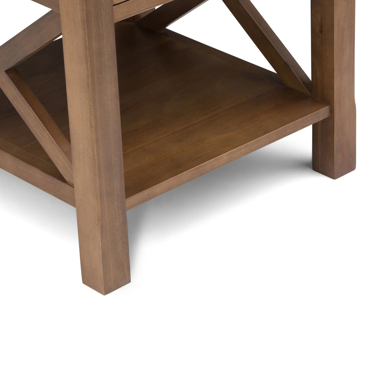 Kitchener - End Table - Medium Saddle Brown - Furniture Home Direct
