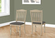 Dining Chair, Upholstered, Side, Transitional (Set of 2) - Gray - Furniture Home Direct