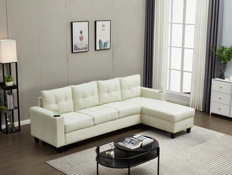 2 Piece Upholstered Cozy Comfortable Sectional - Furniture Home Direct