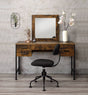 Juvanth - Rustic Vanity Desk Mirror - Oak - Furniture Home Direct