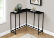 Corner Accent Console Table For Entryway, Contemporary & Modern - Black - Furniture Home Direct