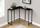 Corner Accent Console Table For Entryway, Contemporary & Modern - Black - Furniture Home Direct