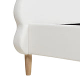 Stockholm - Modern Wavy Headboard Platform Bed - Furniture Home Direct