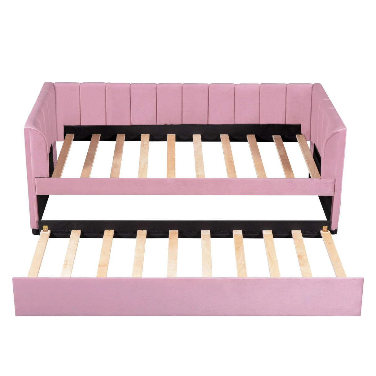 Upholstered Daybed With Ergonomic Design Backrest - Furniture Home Direct
