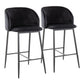Fran - Contemporary Fixed Height Counter Stool (Set of 2) - Furniture Home Direct