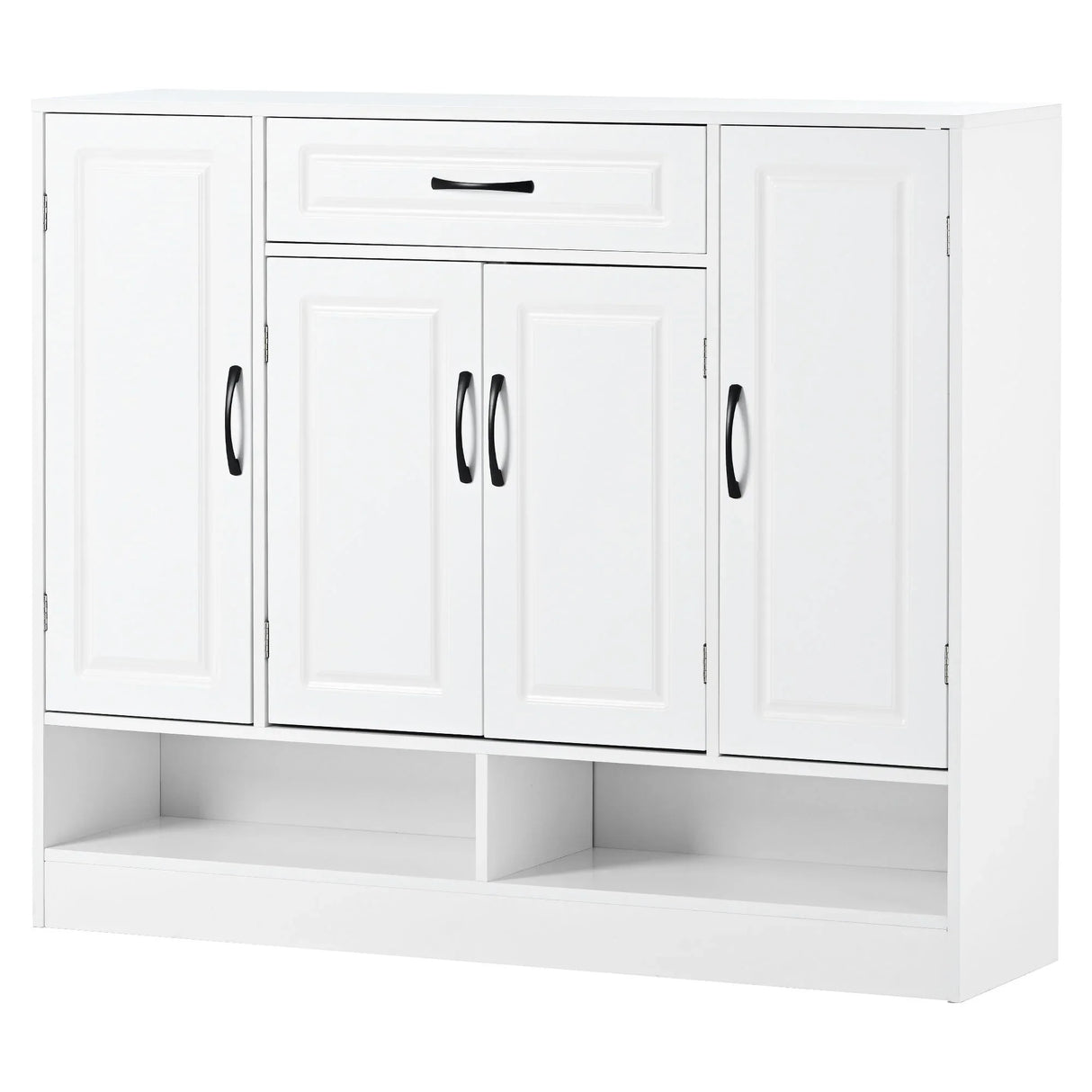 Sleek And Modern Shoe Cabinet With Adjustable Shelves, Space Saving Design - Furniture Home Direct
