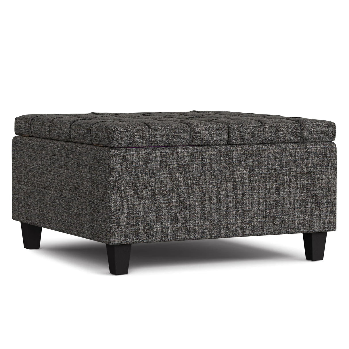 Harrison - Upholstered Coffee Table Storage Ottoman - Furniture Home Direct