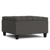 Harrison - Upholstered Coffee Table Storage Ottoman - Furniture Home Direct