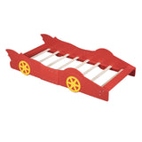 Race Car Shaped Platform Bed & Wheels - Furniture Home Direct