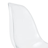 Dining Chairs Acrylic Modern Set 4 Pack Slim Clear - Furniture Home Direct