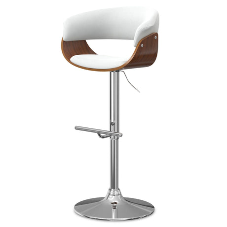 Sheldon - Upholstered Adjustable Swivel Bar Stool - Furniture Home Direct