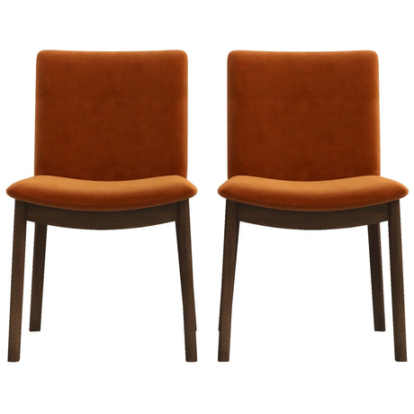 Laura - Mid-Century Modern Solid Wood Dining Chair (Set of 2) - Furniture Home Direct
