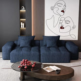 Modern Oversized Diy Combination Modular Sectional Sofa With Pillows - Furniture Home Direct