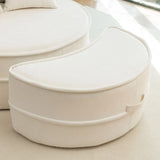 Modern Oversized Round Barrel Accent Chair With Ottoman - Furniture Home Direct