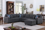 Cooper - Sectional Sofa With Ottoman And Cupholder - Furniture Home Direct