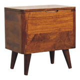 Lid Up Storage Stool - Brown - Furniture Home Direct
