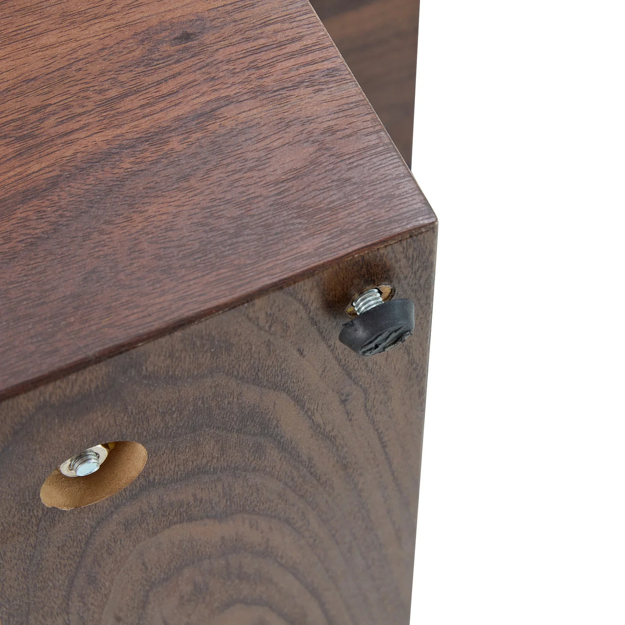 Coffee Table Solid Wood Long Rectangular Dark Walnut - Furniture Home Direct
