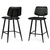 Raya - Upholstered Counter Height Stool (Set of 2) - Furniture Home Direct