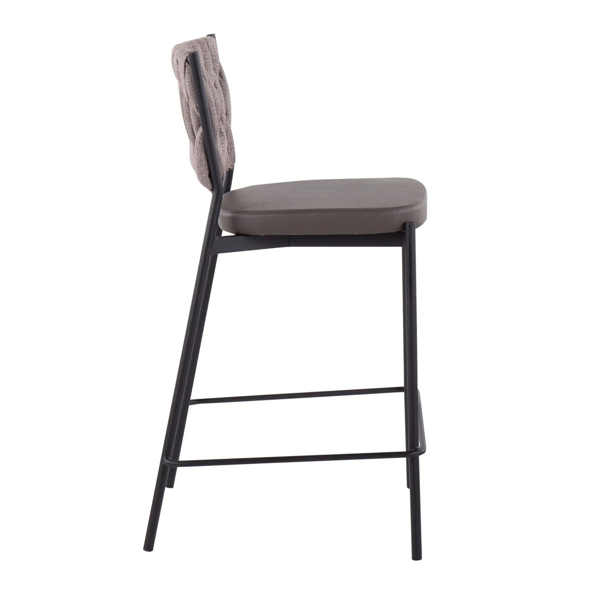 Tania - Braided Contemporary Counter Stool (Set of 2) - Furniture Home Direct