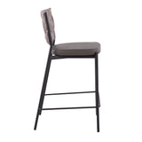 Tania - Braided Contemporary Counter Stool (Set of 2) - Furniture Home Direct