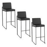 Fuji - Contemporary High Back Barstool Elegant Design - Furniture Home Direct
