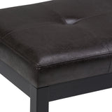 Lacey - Upholstered Tufted Ottoman Bench - Furniture Home Direct