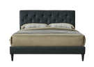 Channel Bed With USB, Elegant Design - Furniture Home Direct