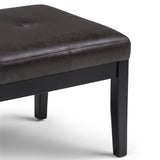 Lacey - Upholstered Tufted Ottoman Bench - Furniture Home Direct