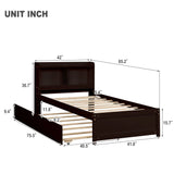Twin Bed With Trundle, Bookcase - Furniture Home Direct
