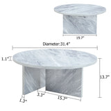 Versatile Round Coffee Table For Various Interior Styles - Furniture Home Direct