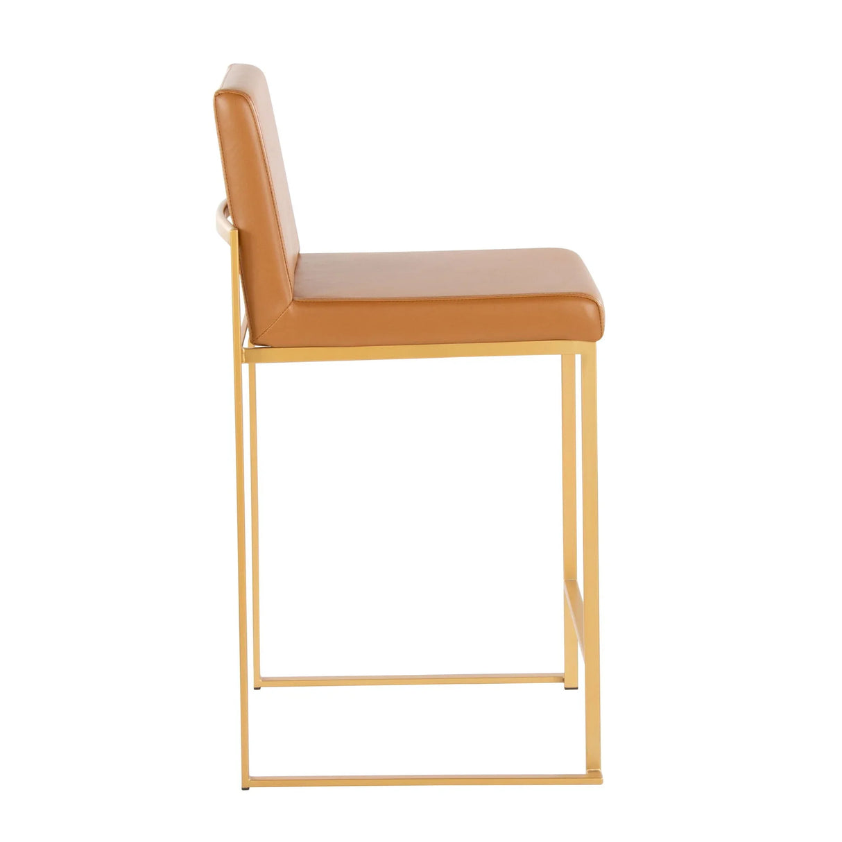Fuji - Contemporary High Back Barstool (Set of 2) - Furniture Home Direct