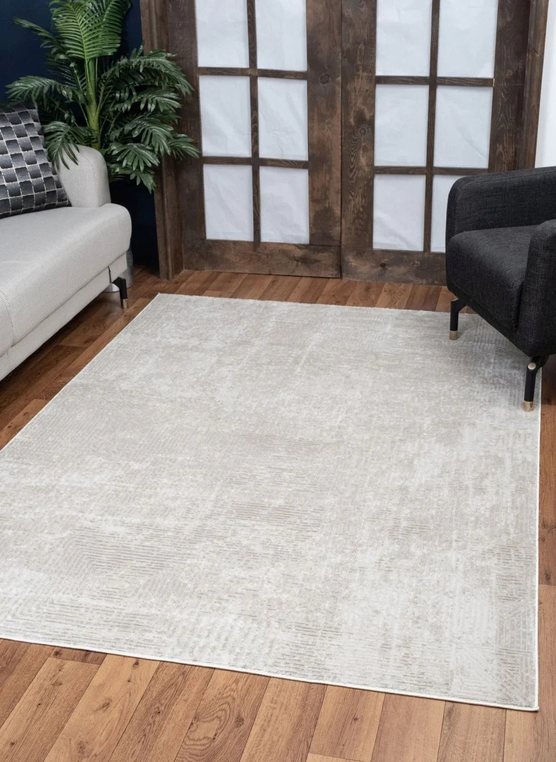 Elegance - 5'3" X 7'3" Area Rug - Ivory - Furniture Home Direct