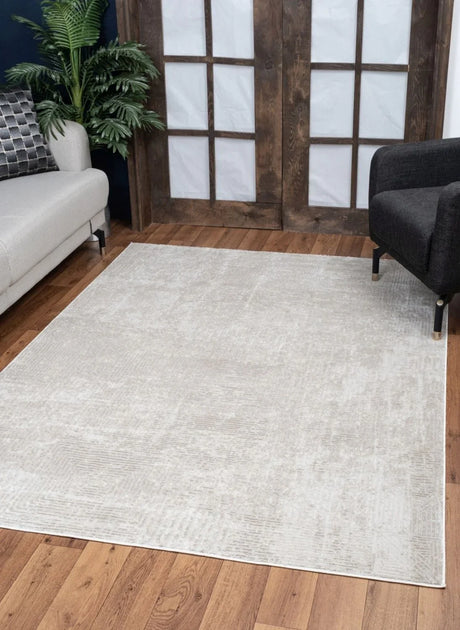 Elegance - 5'3" X 7'3" Area Rug - Ivory - Furniture Home Direct