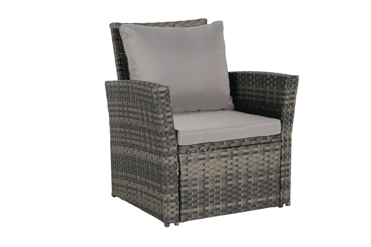 7 Piece Patio Set - Gray - Furniture Home Direct
