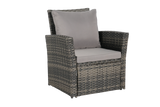 7 Piece Patio Set - Gray - Furniture Home Direct