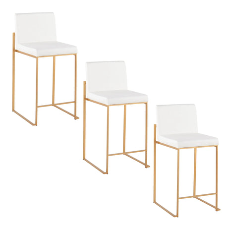 Fuji - Contemporary High Back Stylish Counter Stool - Furniture Home Direct