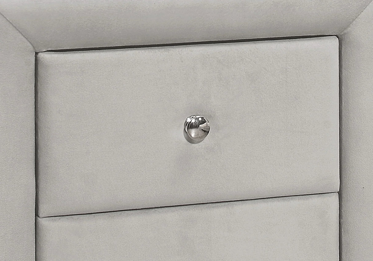 Nightstand, Storage Drawer Versatile Use, Upholstered, Transitional - Furniture Home Direct