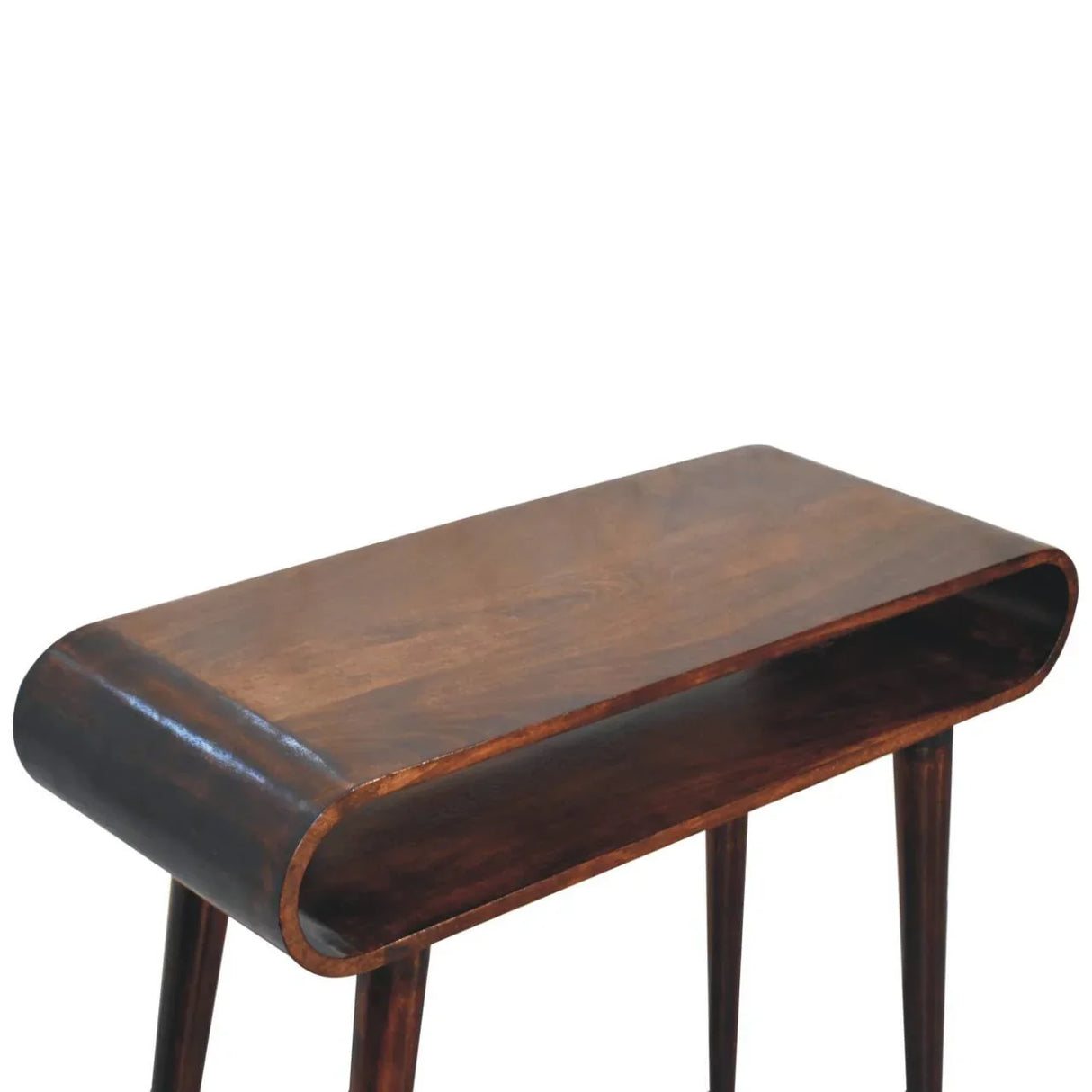 Solid Scandinavian Style Console Table - Brown - Furniture Home Direct