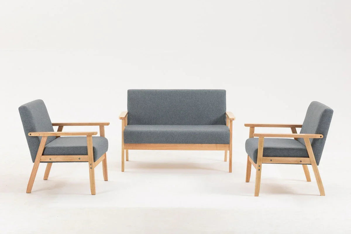 Bahamas - Loveseat And 2 Chair Living Room (Set of 3) - Furniture Home Direct