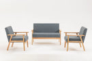 Bahamas - Loveseat And 2 Chair Living Room (Set of 3) - Furniture Home Direct