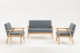 Bahamas - Loveseat And 2 Chair Living Room (Set of 3) - Furniture Home Direct