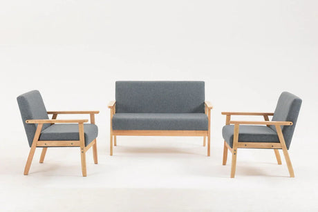 Bahamas - Loveseat And 2 Chair Living Room (Set of 3) - Furniture Home Direct