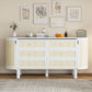 Murphy Bed With Hidden Storage & Modern Woven Design - Furniture Home Direct