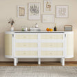 Murphy Bed With Hidden Storage & Modern Woven Design - Furniture Home Direct