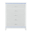 Adalid - Chest With LED Lighting - White - Furniture Home Direct