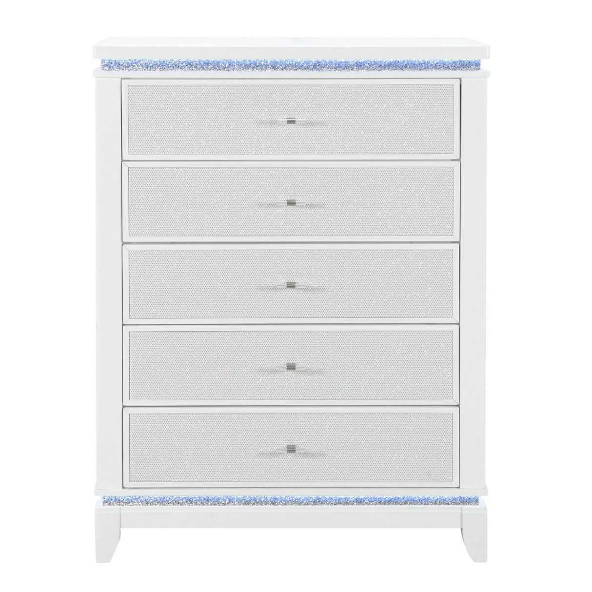 Adalid - Chest With LED Lighting - White - Furniture Home Direct