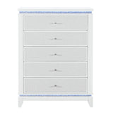 Adalid - Chest With LED Lighting - White - Furniture Home Direct